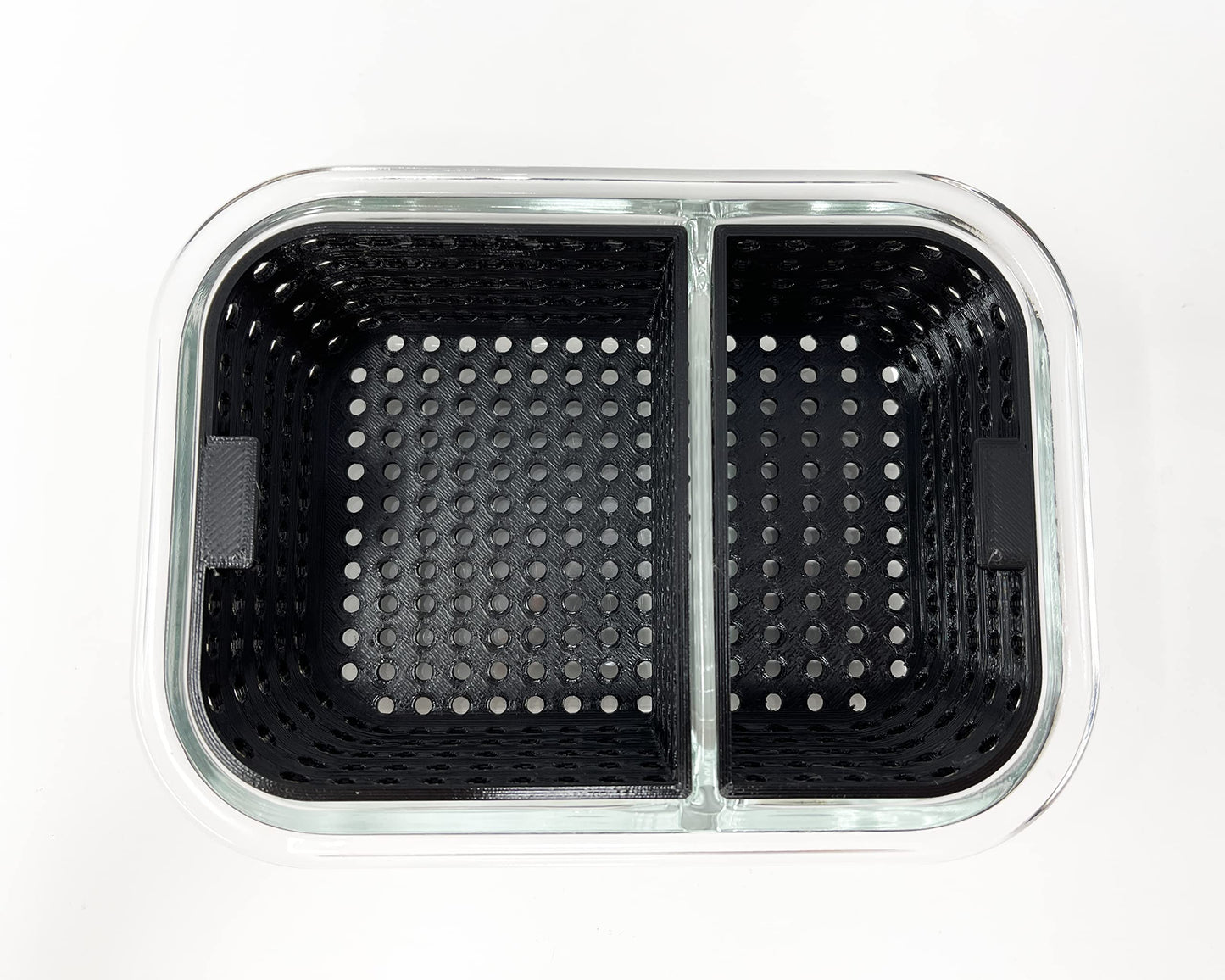 Dual Dunk Iso Soak Cleaning Station (Small, Black)