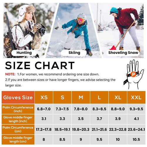 WASOTO Heated Gloves for Men Women with 7.4V 22.2WH Rechargeable Battery Waterproof Heated Work Gloves for Hunting Skiing Hiking Camping Walking Arthritis Raynaud(Green L)