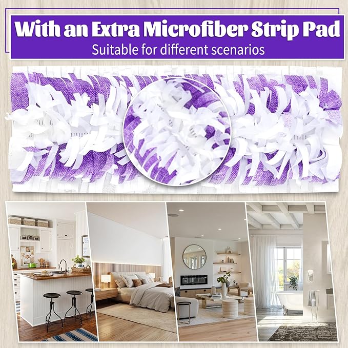 30 Pack Disposable Mop Pads Compatible with Swiffer Power Mop Pads Replacement for Swiffer Power Mop Refills, Multi-Surface Mopping Pad Refills, Wet Pads Refill for Floor Cleaning