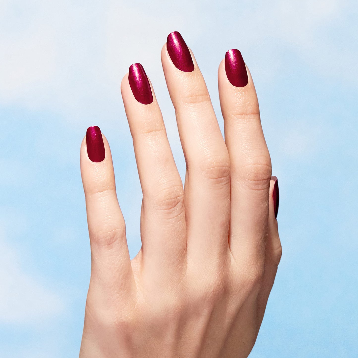 OPI Nature Strong Raisin Your Voice | Opaque Dark Red Crme Natural Origin Nail Polish | Plant Based, Vegan, Cruelty Free