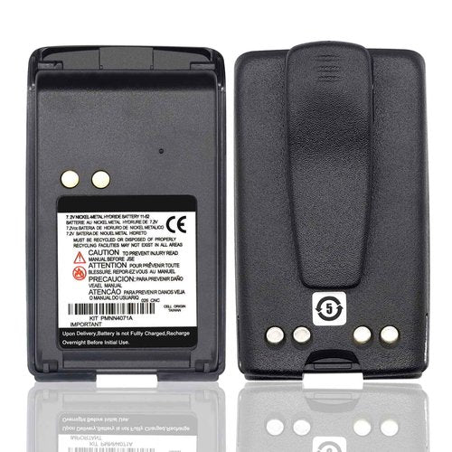 LIENIAO (4PCS) PMNN4075A Battery PMNN4075AR NI-MH [2025 New Version] for Motorola Mag One BPR40 A8 A6 BC130 PMNN4071 PMNN4071AC PMNN4075 PMNN4071A PMNN4071AR Battery