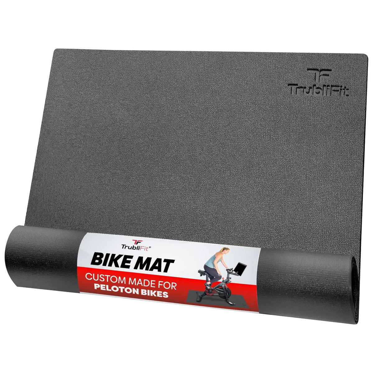 Bike Mat for Peloton Bike and Peloton Bike+, Exercise Bike Mat, Indoor Cycling Floor Mat, Waterproof Under Equipment Mat
