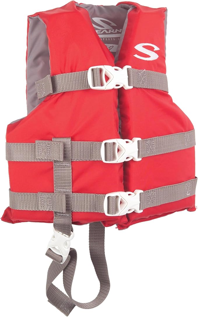 Stearns Kids Life Vest, USCG Approved Type III Life Jacket for Children Under 90lbs, Youth PFD for Boating, Swimming, Wate...