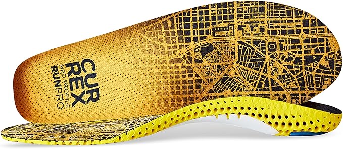 CURREX RunPro Insoles for Running Shoes, Arch Support Inserts to Help Reduce Fatigue, Prevent Injuries, Boost Performance for Men & Women (Medium Arch, Size XL)
