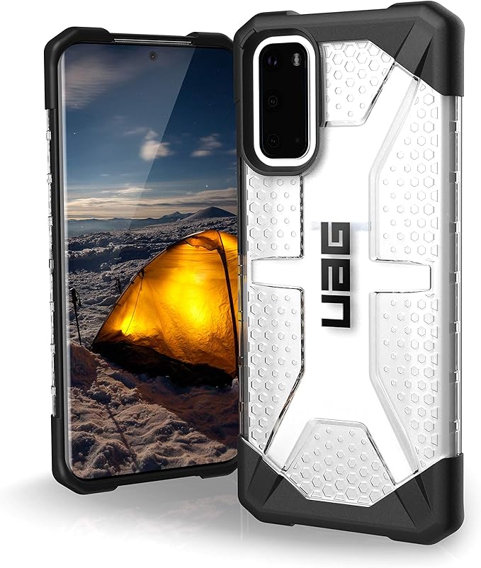 URBAN ARMOR GEAR UAG Samsung Galaxy S20 Case [6.2-inch Screen] Plasma [Ice] Rugged Translucent Ultra-Thin Military Drop Te...
