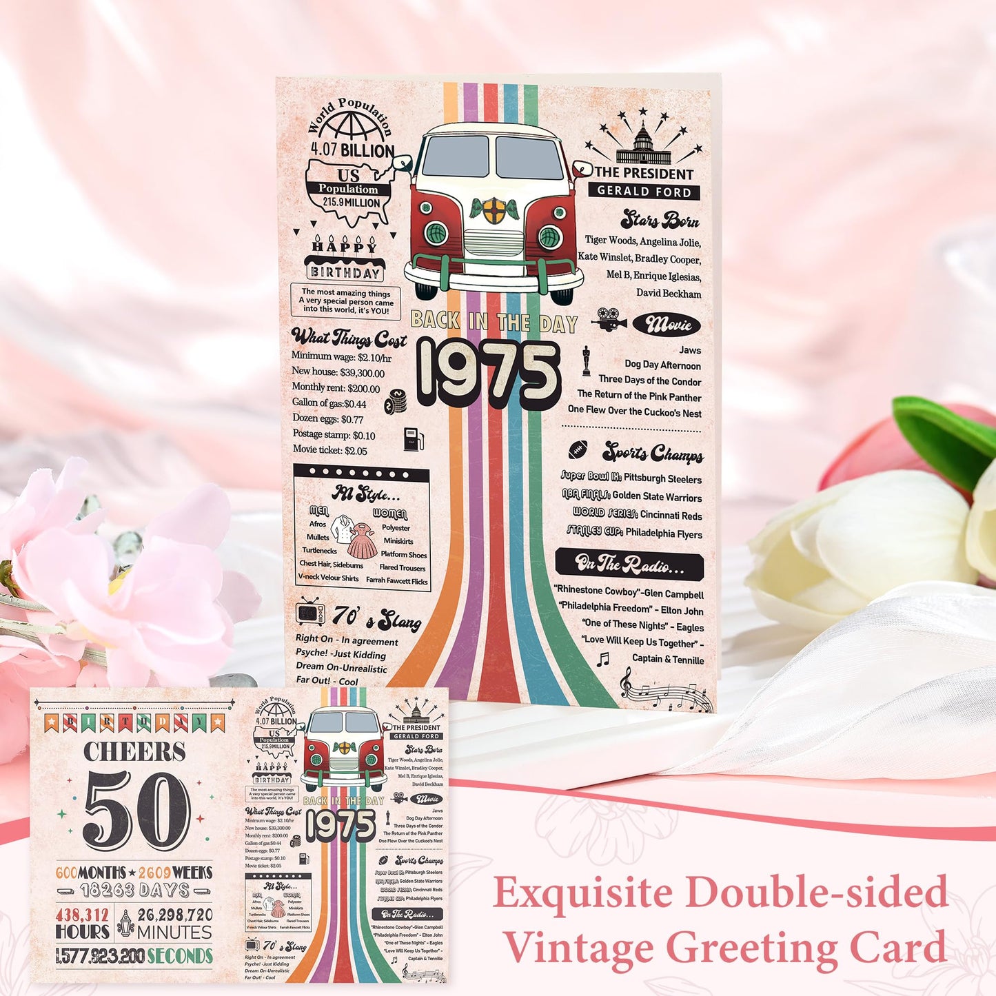 50th Birthday Gifts for Her Happy 50th Birthday Gifts for Women Unique Gift for 50 Year Old Woman Turning 50 and Fabulous Gift for Women 50th Birthday Decorations for Woman Her Sister Mom