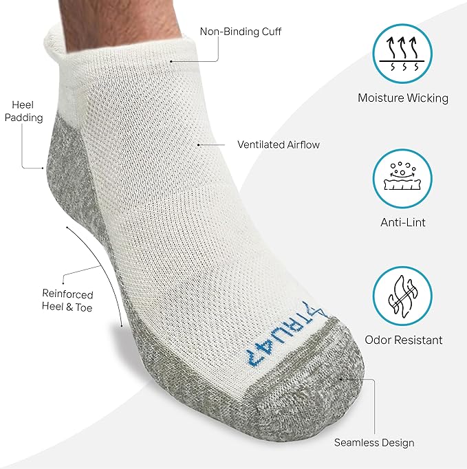 TRU47 Grounding & Earthing Products | Grounding Socks | Socks Made With 99.99% Pure Silver Thread