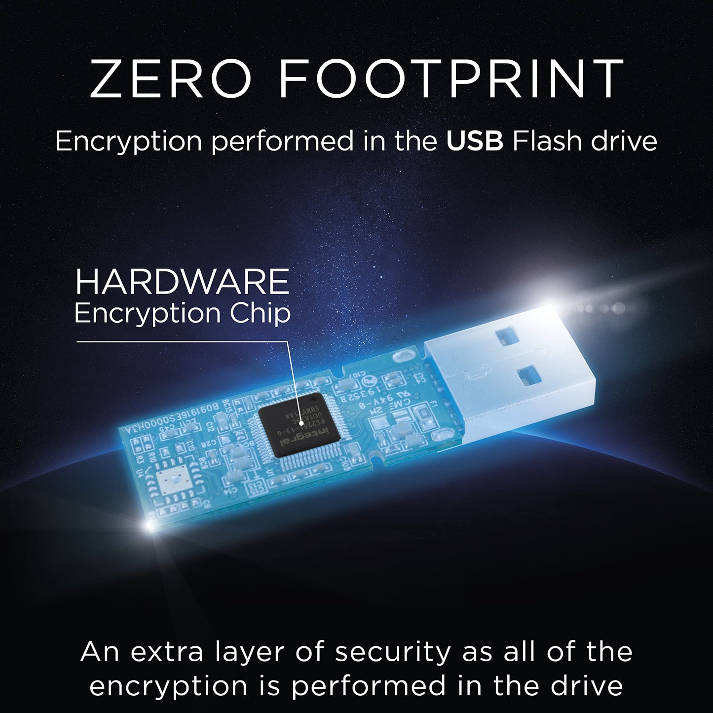 Integral 32Gb Courier-197 256-Bit Hardware Encrypted 3.0 Usb Secure Flash Memory Drive - Certified To Fips 197, Brute-Force Pass