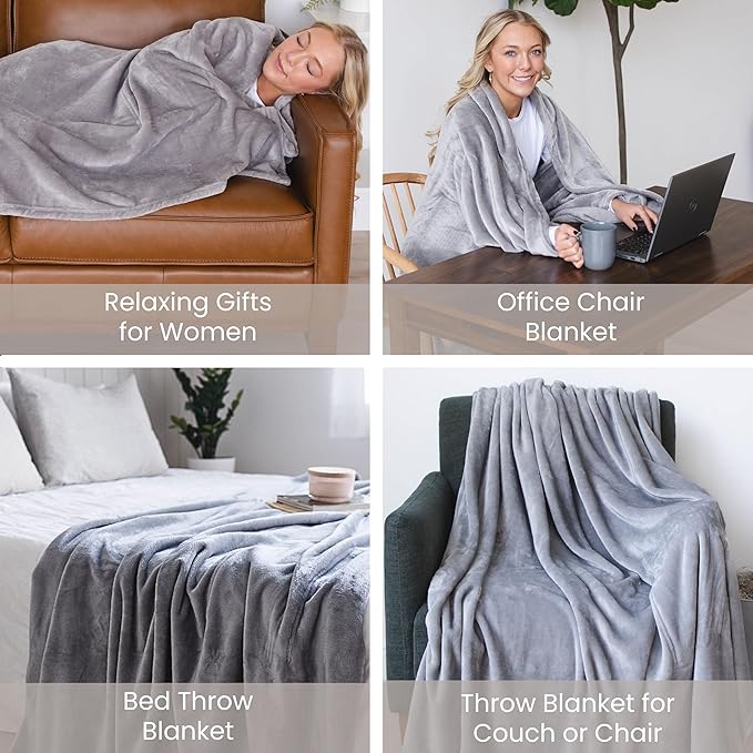 Wearable Blankets for Women, Adult Wearable Blanket Men, Valentine's Day Gifts for Her, Wife Birthday Gift Ideas
