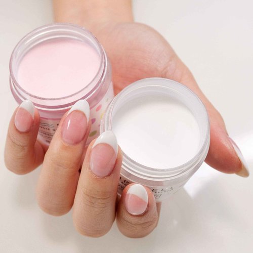 Dipping Nail Starter Kit, Easy Acrylic Powder and Gel Resin Kit For Dip, Starter System For French Set by DipWell Nails (Comes With Bond, Base, Activator, Sealer, Brush Softener + 3 Powder Jars)