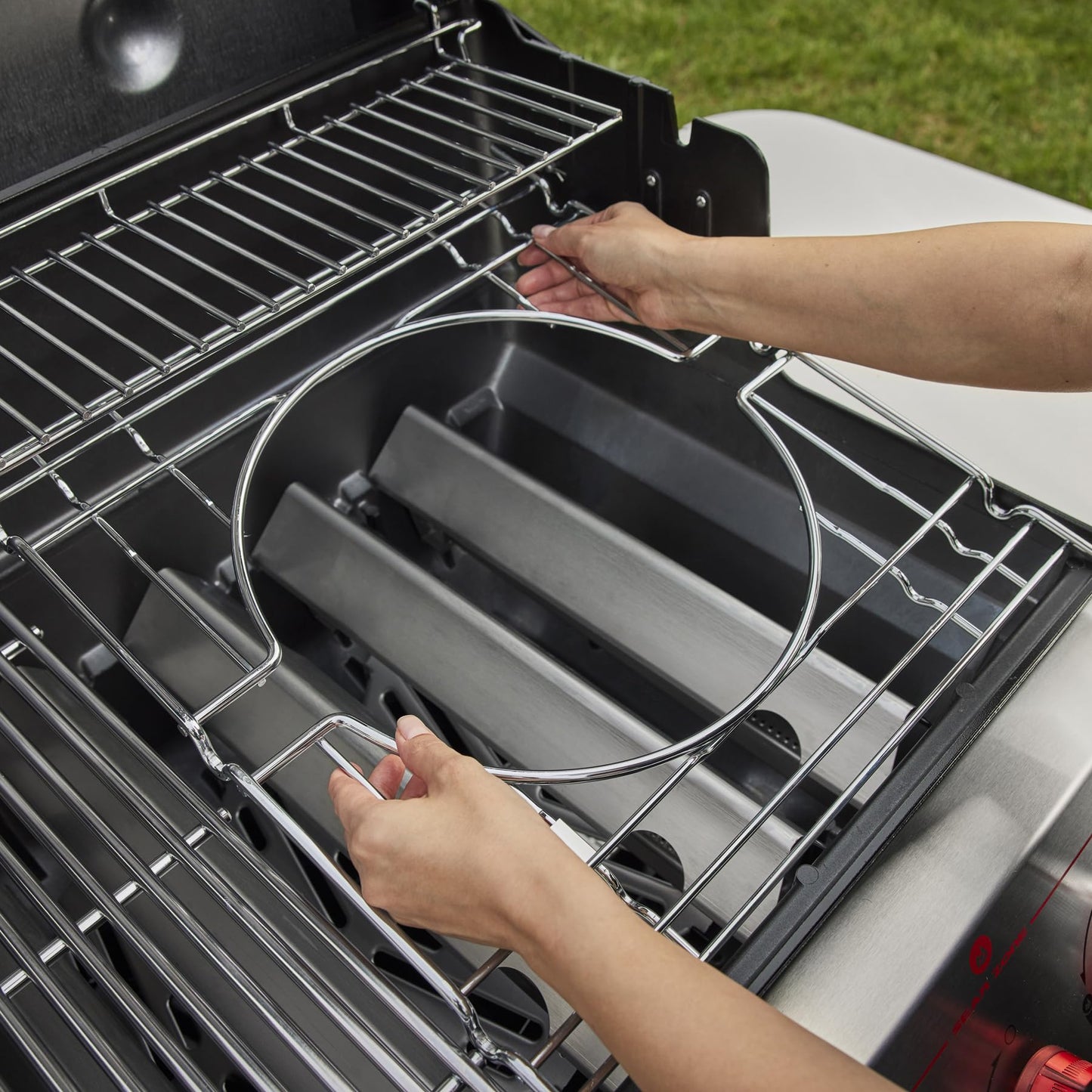 Weber Genesis S-315 Natural Gas Grill for Outdoor Cooking, Stainless Steel, 3 Burners – Stainless Steel Cooking Grates & PureBlu Burners