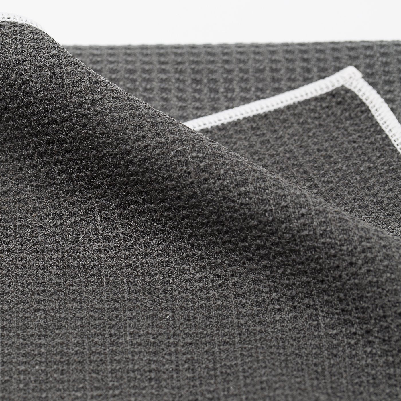 Shandali Stickyfiber Hot Yoga Towel - Silicone Backed Yoga Mat-Sized, Absorbent, Non-Slip, 24" x 72" Bikram, Gym, and Pilates - (Gray, Standard)