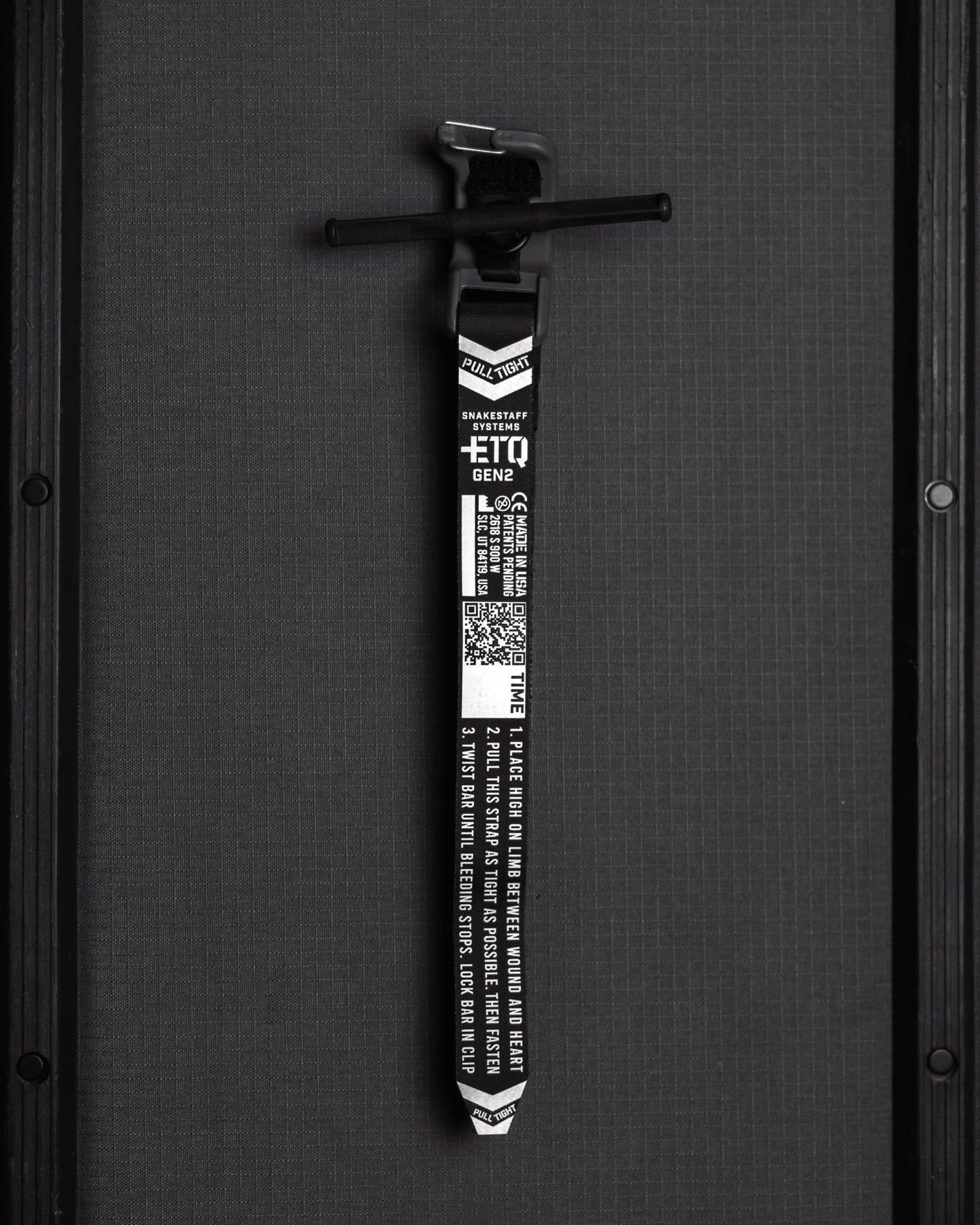 Snakestaff Systems Tourniquet - ETQ Gen 2 Made in The USA | EDC Gear for Trauma Kits, Tourniquet Kits, and Medical Emergency Bags, Orange, Regular (1")