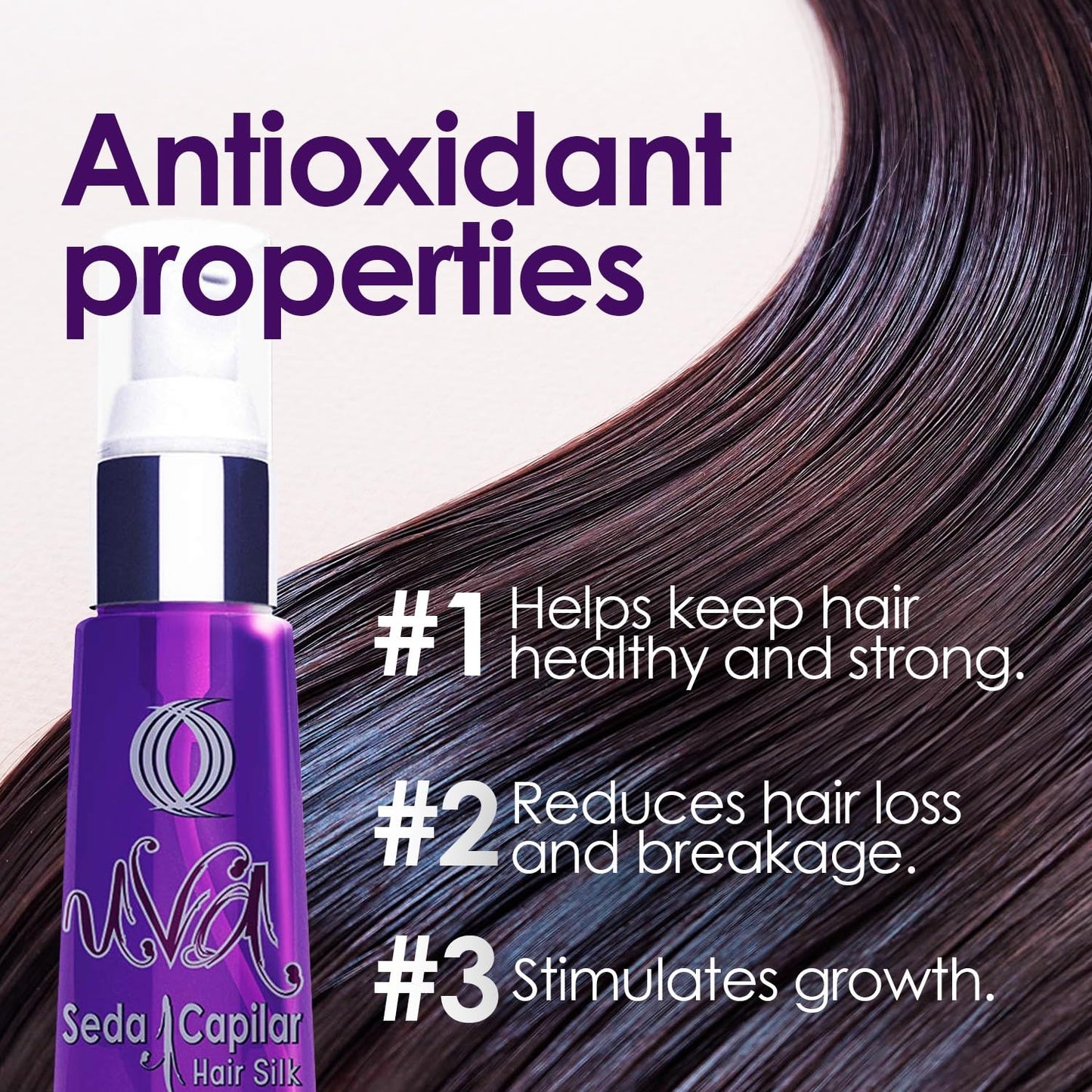 OURO Anti-Frizzy Hair Silk with Grape Seed Extract - Restores, Strengthens, Smooths, Provides Extreme Protection, Prevents Split