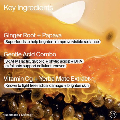 Youth To The People Supercharged Cleansing Duo - Bestselling Superfood Kale + Green Tea Face Wash (8oz) - Superfruit Papaya + Vitamin C Gentle Exfoliating Cleanser (5oz) - Vegan