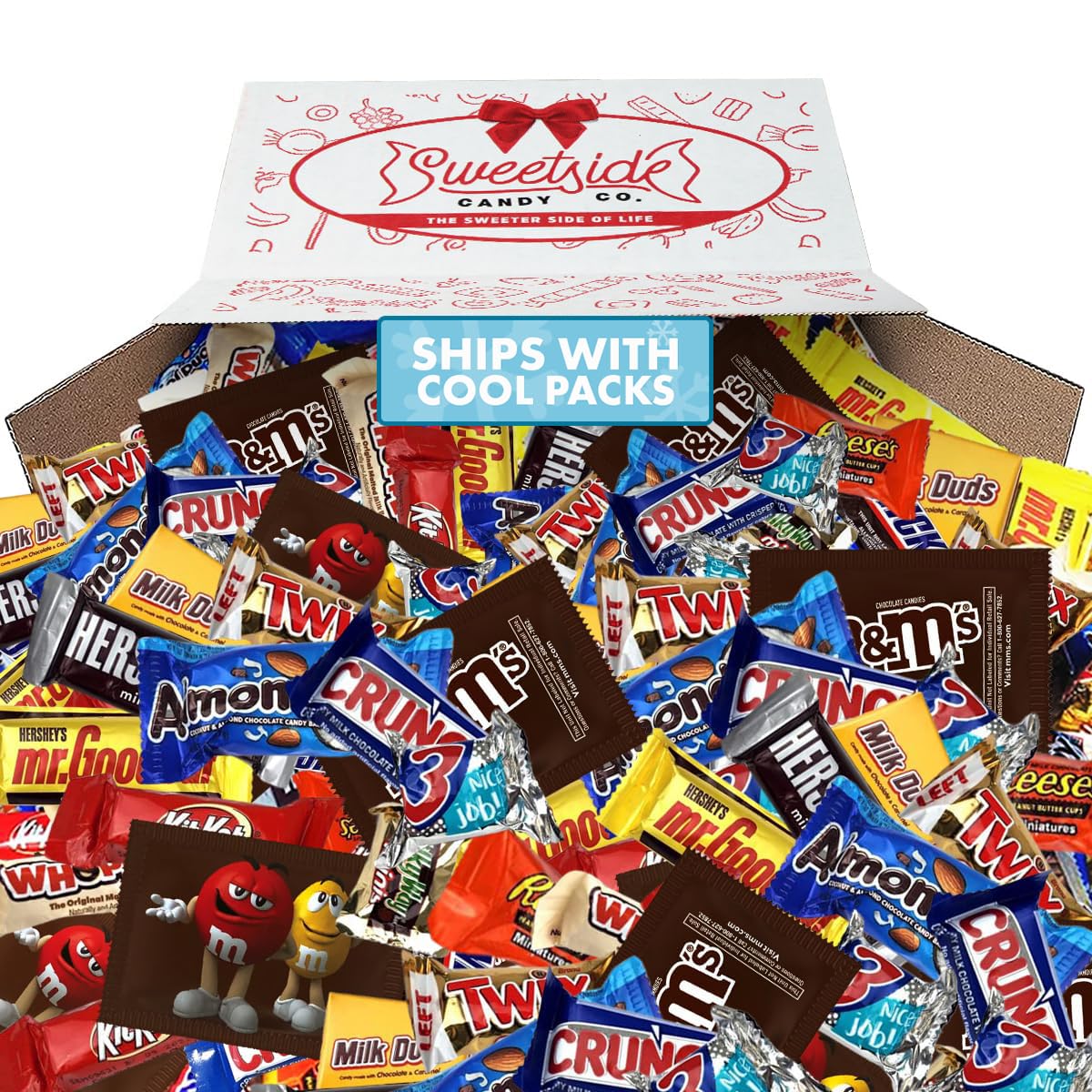 5 Lb Assorted Bulk Chocolate Candy Mix - Fun Size, Holiday, Office Assortment