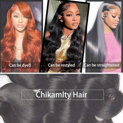 Raw Bundles Human Hair Body Wave Bundles, 18 Inch 16A Raw Hair Bundles Burmese Hair Bundles, 3 Years Service Life, Keep Texture Silky Soft Tangle-Free after Multiple Washes