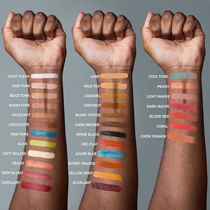 Narrative Cosmetics Alcohol Palette Refill Pans - Skin Tones - Deep Blush
