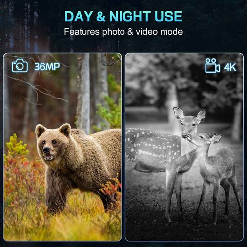 Night Vision Goggles, Profey 4K Night Vision Binoculars for Adults, Rechargeable Night Vision Goggles for Hunting & Security, 32GB TF Card to Save Photo, Video, Best for Hunters