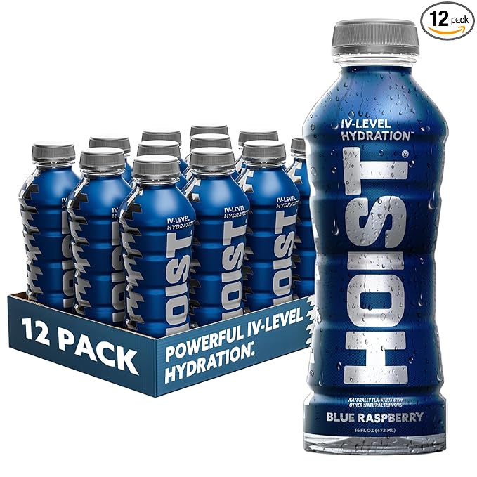 HOIST Premium Military Hydration Electrolyte Drink, Powerful IV-Level Hydration, Clinically Proven Performance Drink, Blue...