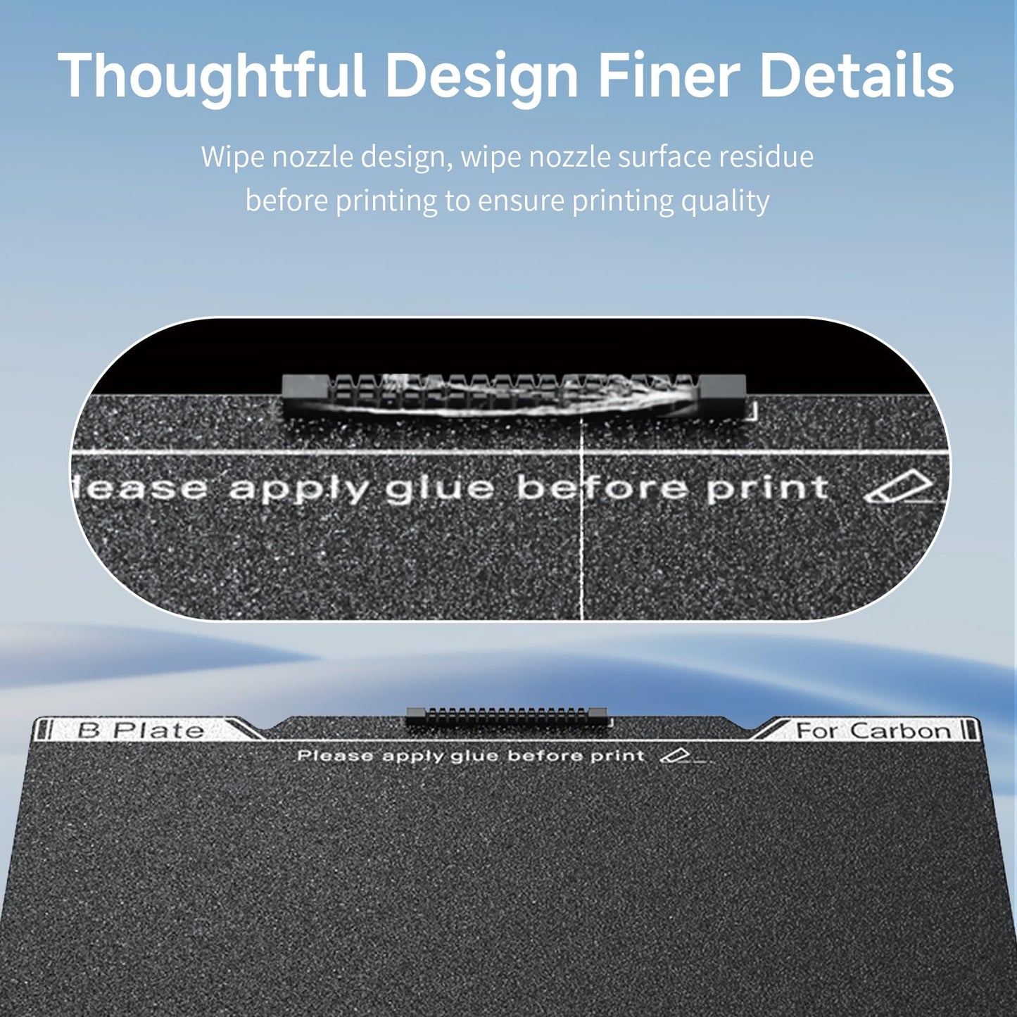 Official Creality K1C Build Plate 235x235mm Textured PEI Sheet with Nozzle Cleaner Flexible Spring Steel Magnetic Platform Plate for K1/K1C/K1 SE/Ender 3/3 V2/3 V3/3 V3 KE/3 V3 SE/3 Neo/3 V2 Neo