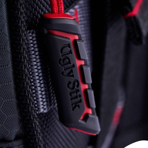 Ugly Stik 3600 Tackle Bag, Durable and Convenient Fishing Tackle Bag, Molded Waterproof Base, Spacious Storage, Adjustable Storm Flap, MOLLE Attachment Points