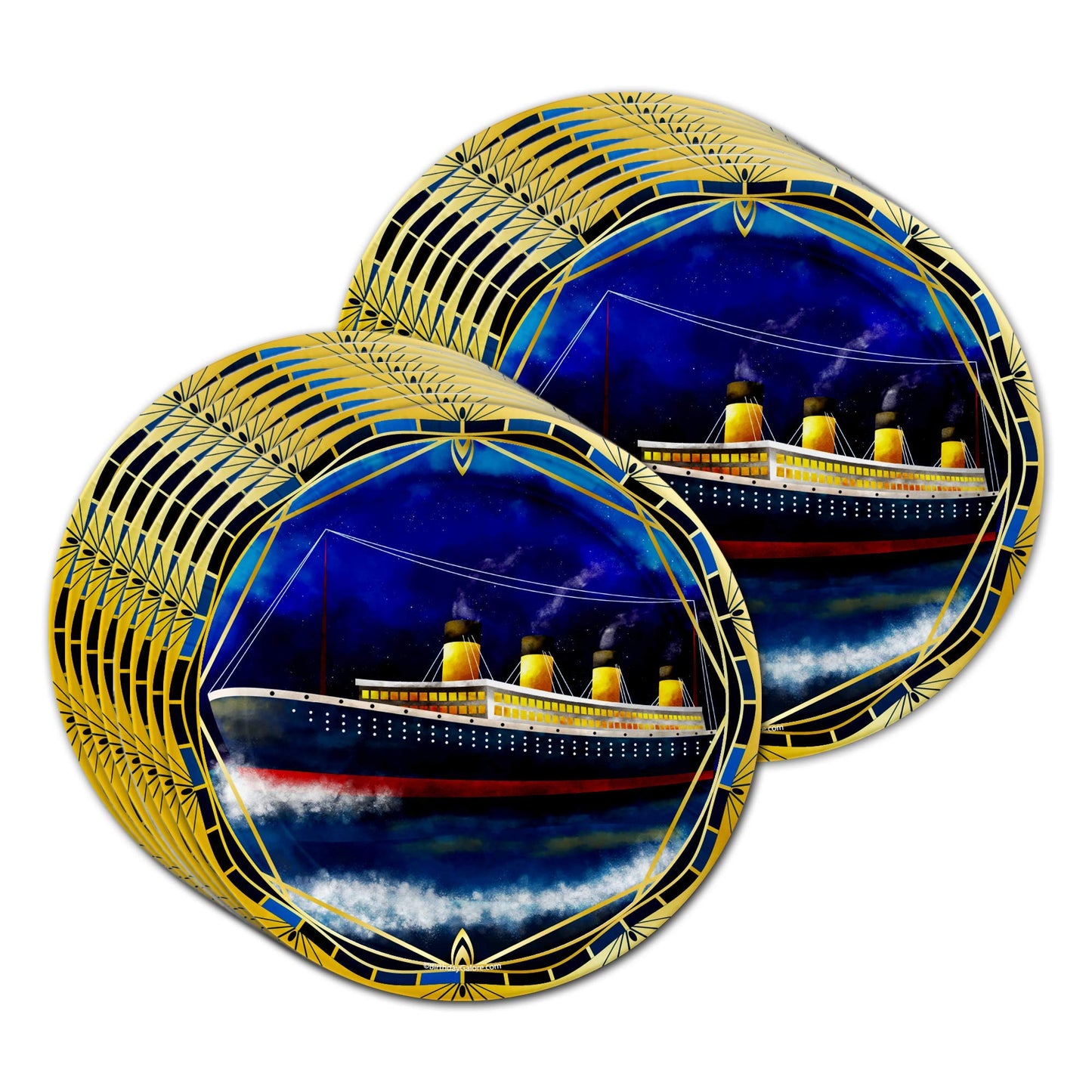 Titanic Birthday Party Supplies Set Plates Napkins Cups Tableware Kit for 16