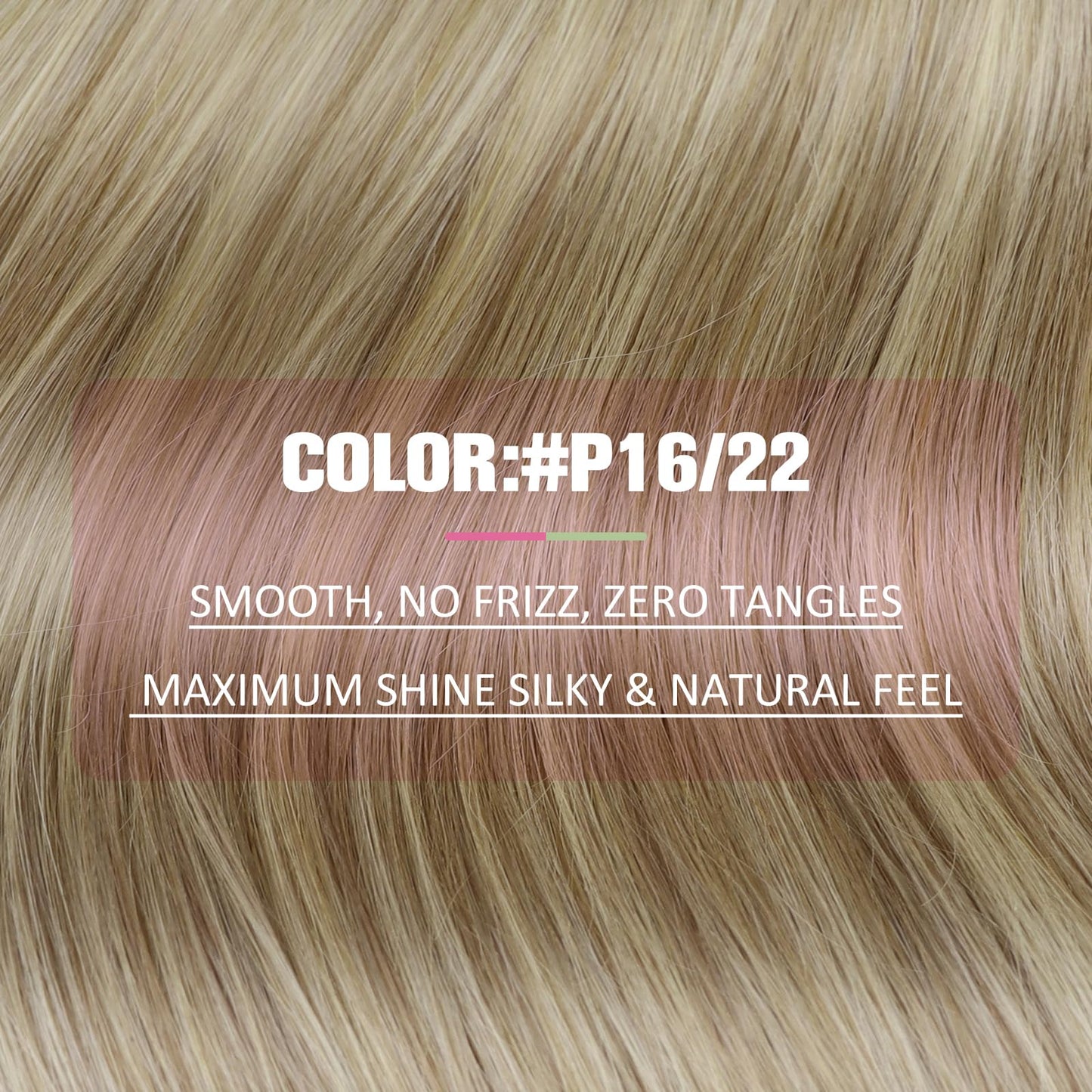 YoungSee Tape in Hair Extensions Real Human Hair Blonde Highlight Tape ins Human Hair Extensions Golden Blonde Highlights Human