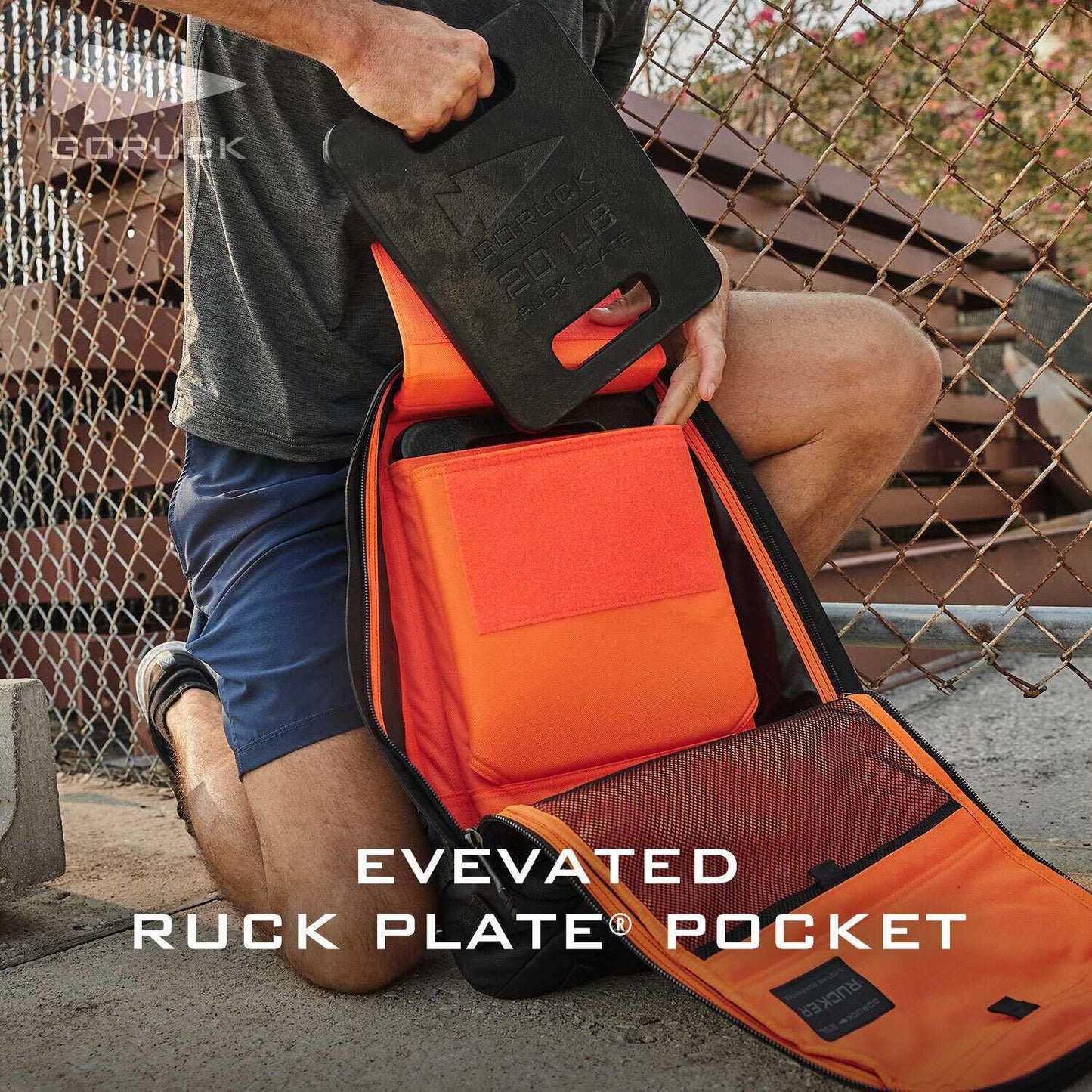GORUCK Rucker 4.0 20L Black - Purpose Built Rucking Backpack, Military Weight Training Rucksack w/Ruck Plate Pocket and Extra Padded Straps