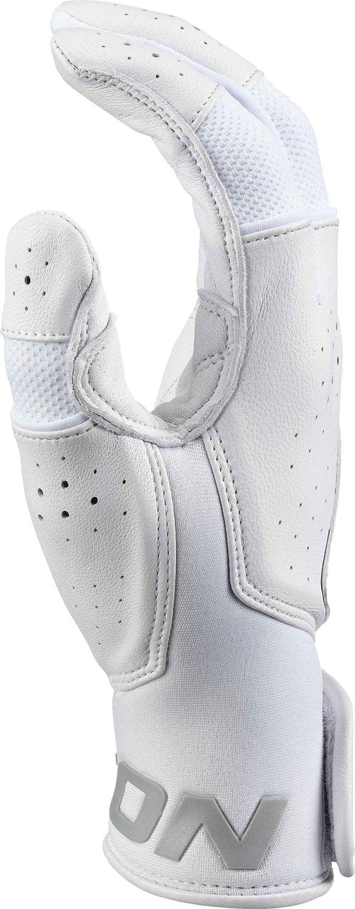 Easton | MAV PRO Baseball Batting Gloves | White/White | Adult XX-Large