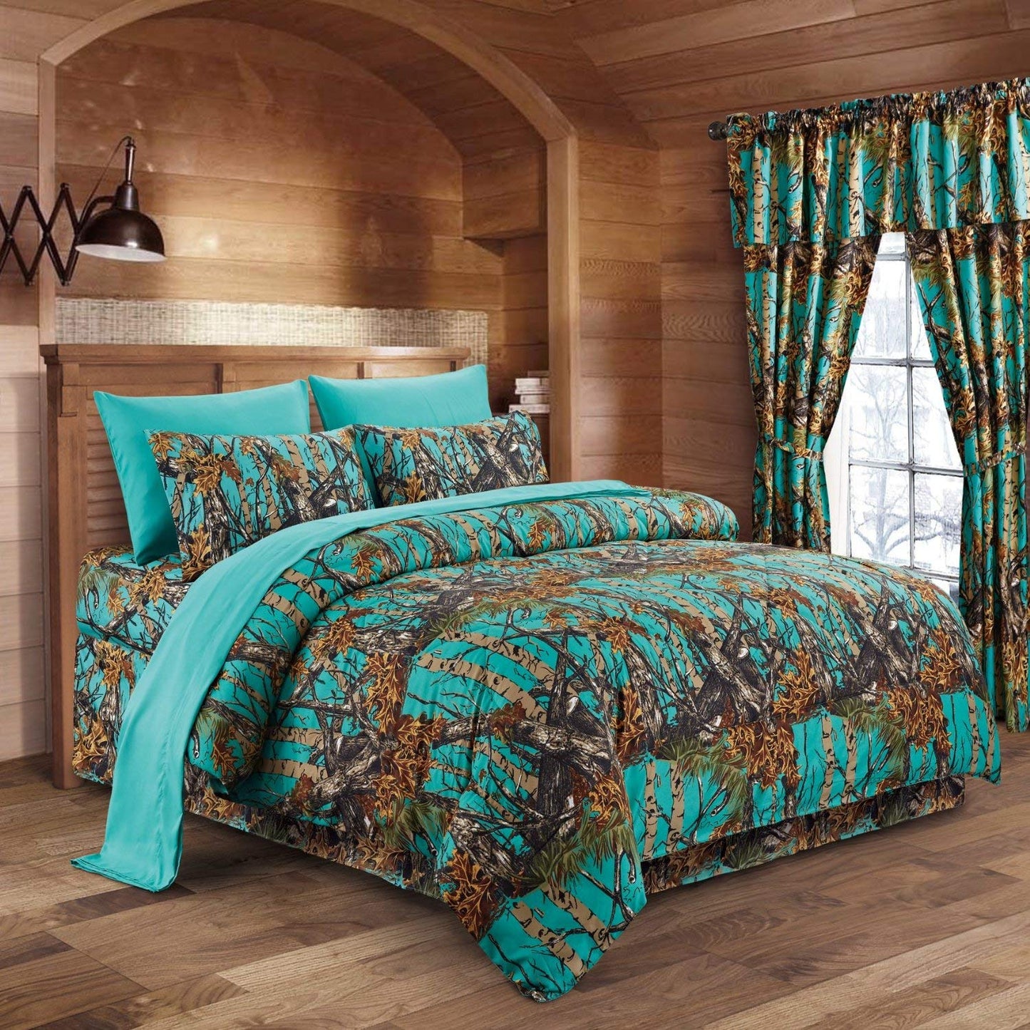 Regal Comfort Teal King 3 Piece Comforter Set (1 Comforter and 2 Pillow Shams)