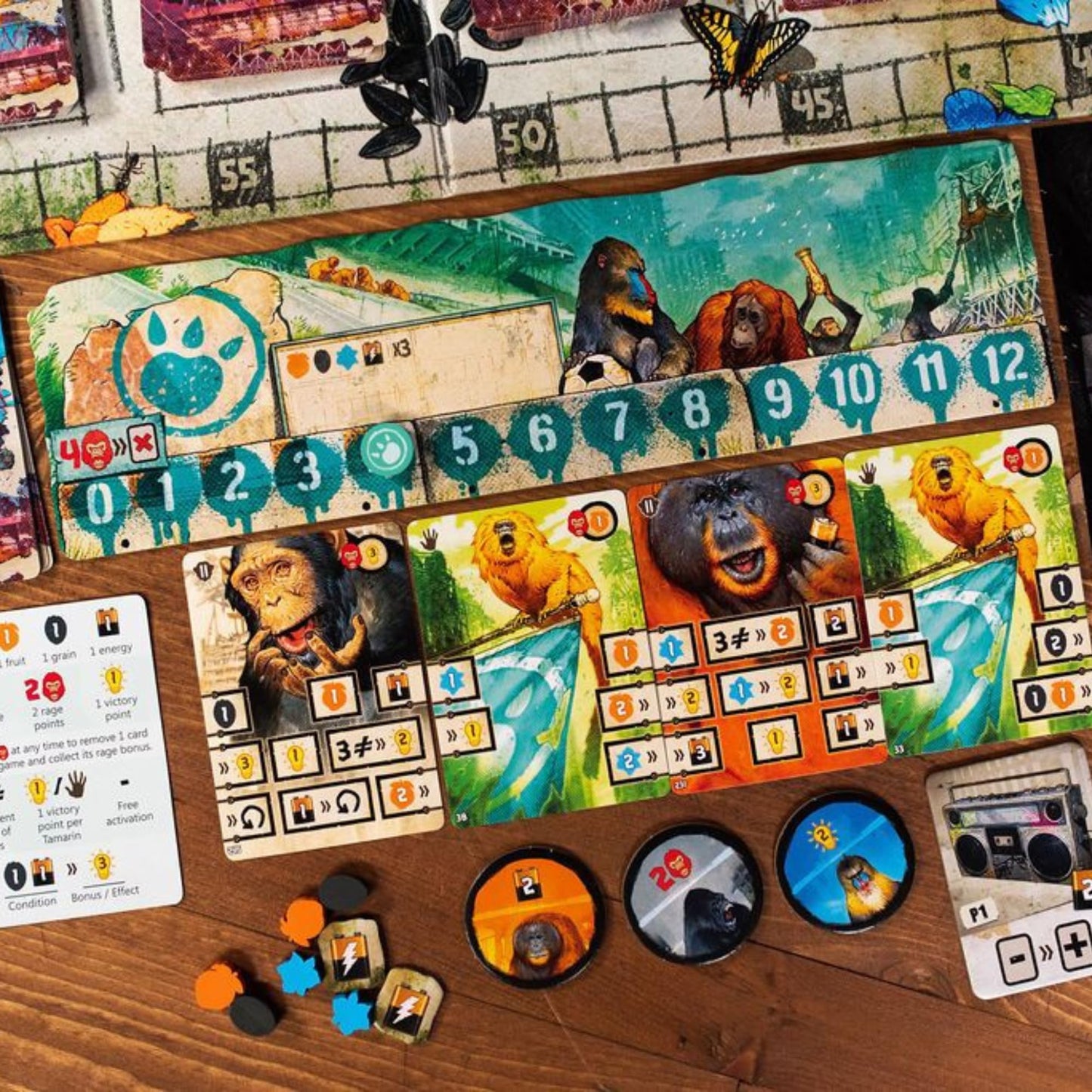 Pandasaurus Games After Us Board Game by Pandasaurus Games - Evolutionary Strategy Game in a Post-Human World, Ages 13+, 1-6 Players, 40-60 Minute Playtime