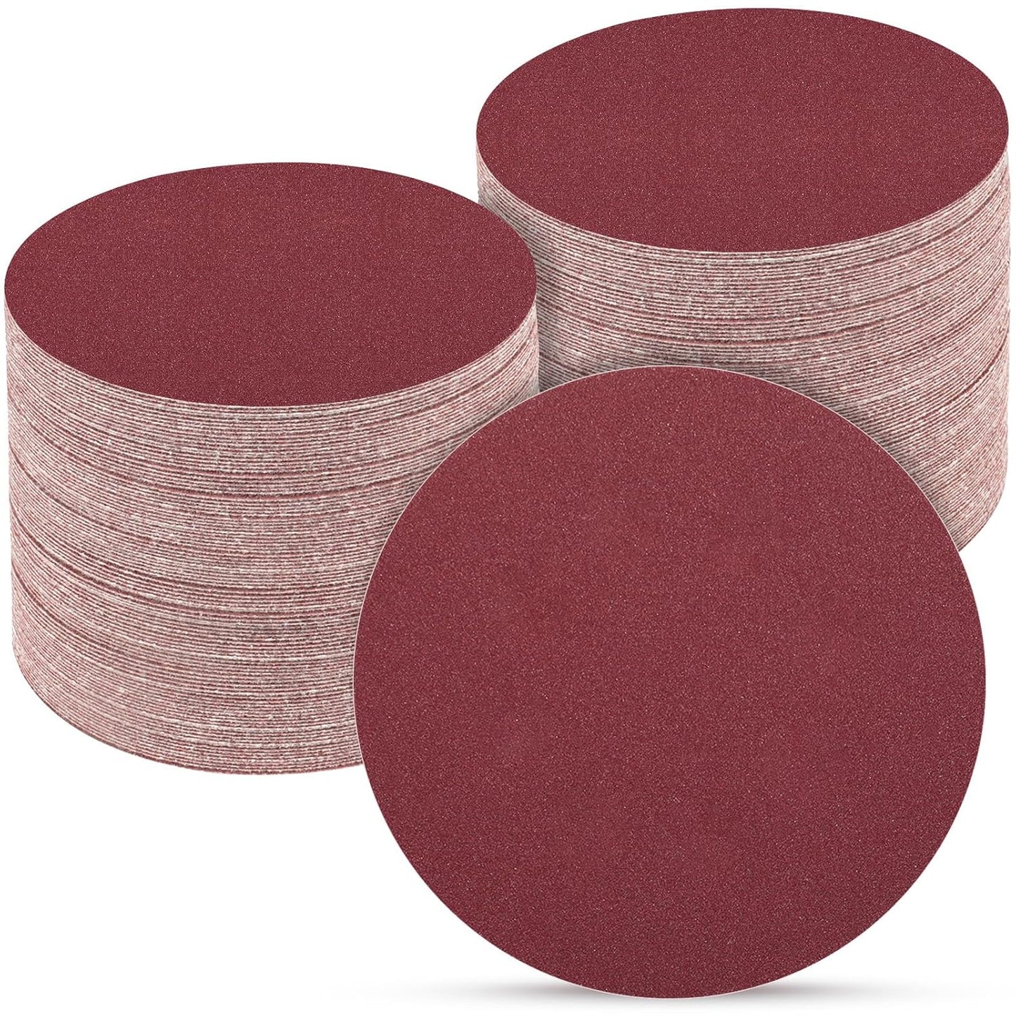5 Inch 100 PCS Sanding Disc 220 Grit,Hook and Loop Sanding Discs for Random Orbital Sander