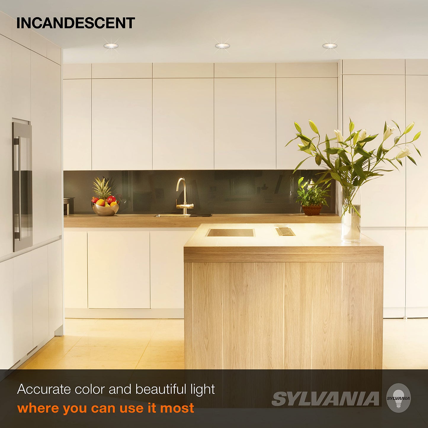 Sylvania Incandescent R20 Flood Light Bulbs, 45W, 230 Lumens, 2850K, Warm White, Value Pack - 6 Pack (15676)