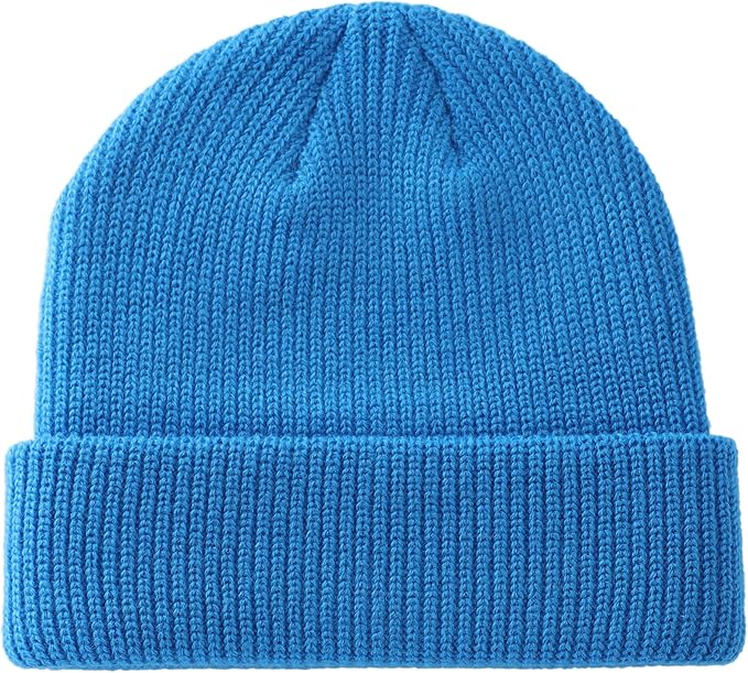 Connectyle Classic Double Layer Knit Beanie Hat Warm Thick Acrylic Winter Hats Daily Cuffed Beanies Watch Hat for Men Women