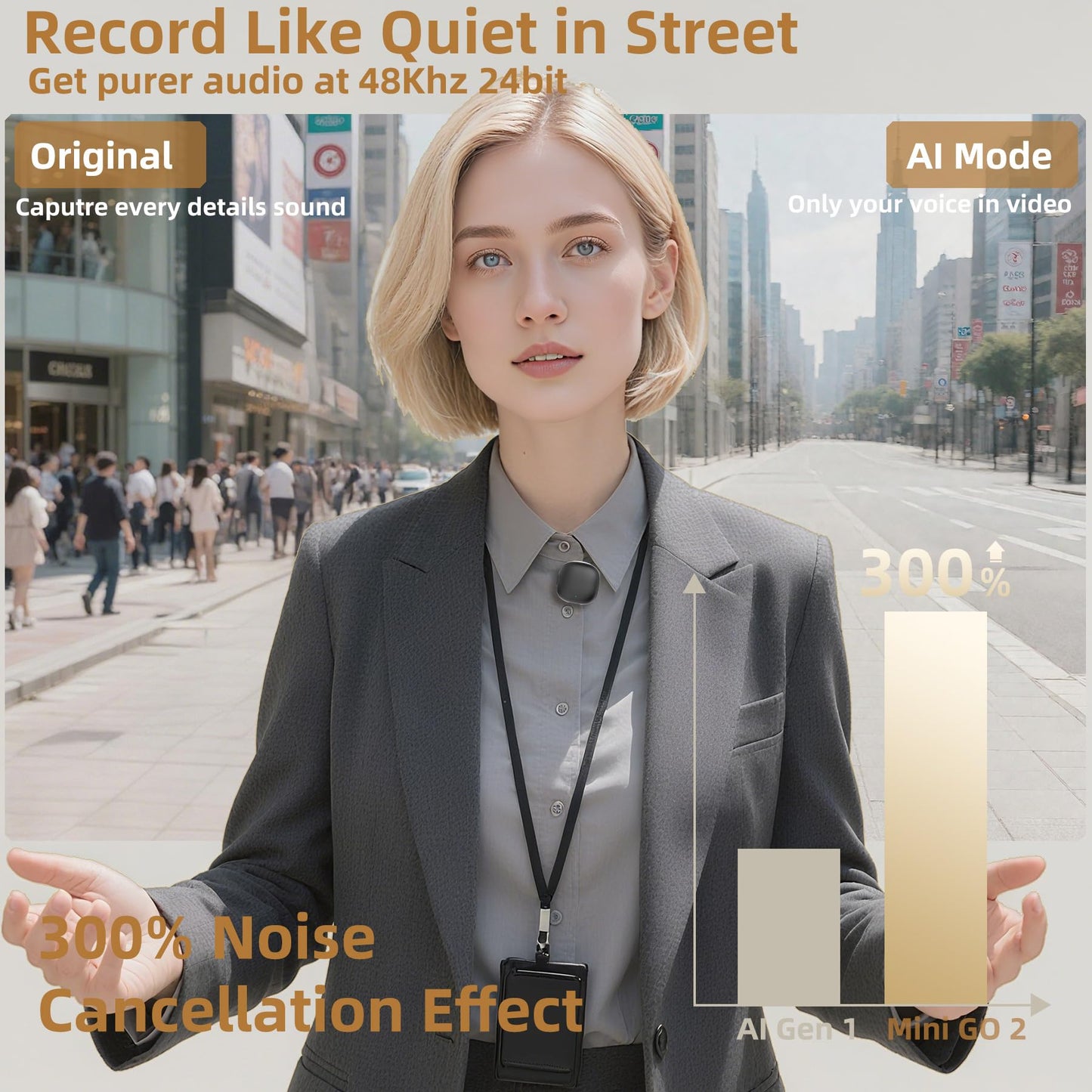 Phone Microphone Ai Noise Filter - Mini Go 2 Wireless Lavalier Microphones For Iphone 16 Android With Charging Case Lapel Mic Fo