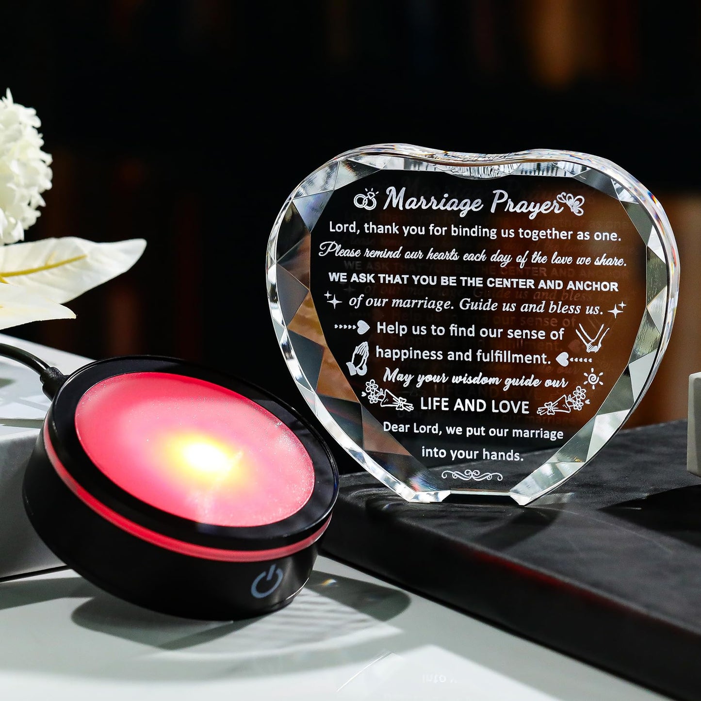 Wedding Gifts for Couples 2025, Marriage Prayer Plaques - Best Anniversary Wedding Gifts for Newlyweds - Just Married Bridal Shower Gift for Bride and Groom