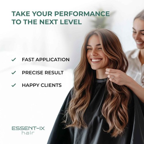 Professional Keratin Fusion Tool for Hair Extensions – Slim Long Heating Plates, Adjustable Temperature, Rapid Heat-UP, Seamless Fusion, Root Access, Salon-Quality Keratin Glue Gun (Black)