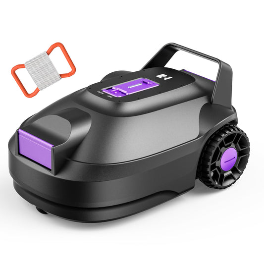 Redroad Robotic Pool Cleaner with Dual-Drive Motors,Dual-Layer Filtration, 180Min Runtime, Powerful Cordless Pool Vacuum for Above-Ground & Flat Pools,Auto-Parking Design,Double Suction Port