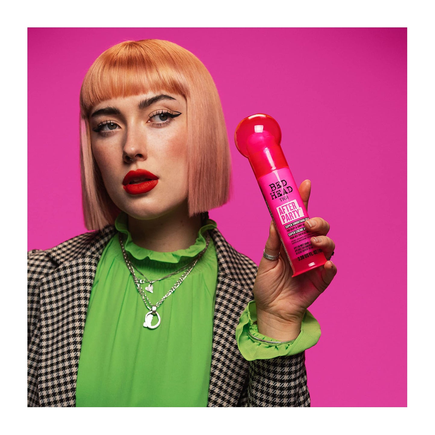 TIGI Bed Head After Party Smoothing Cream for Silky and Shiny Hair 3.38 fl oz
