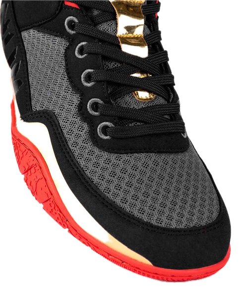 Venum Men's Women's Wrestling Boxing Elite Shoe - Black/Gold/Red