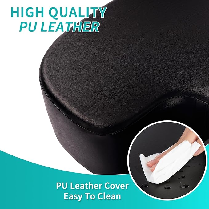 Aulase Luxury Seat Cushion, 4 Inch Extra Thick Memory Foam for Pressure Relief, Sciatica, Tailbone Pain & Back Pain Relief, Multi-Use for Bleachers, Car, Gaming, Office Chair (Black)