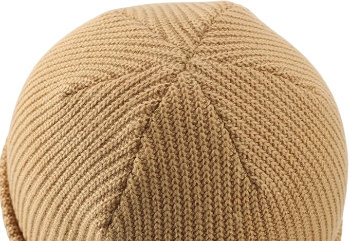 Connectyle Classic Double Layer Knit Beanie Hat Warm Thick Acrylic Winter Hats Daily Cuffed Beanies Watch Hat for Men Women