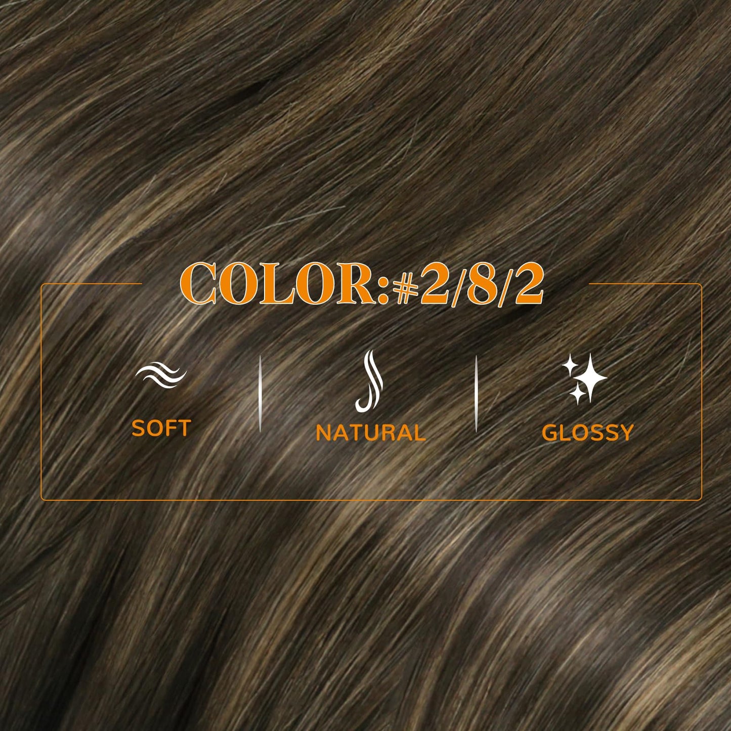 Easyouth Nano Hair Extensions Human Hair Balayage Nano Bead Hair Extensions Balayage Dark Brown with Brown Nano Human Hair Exten