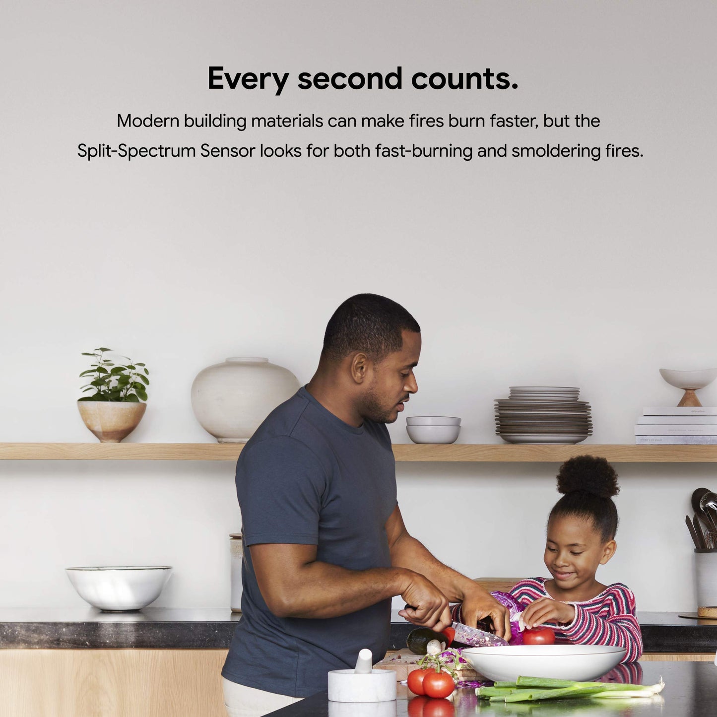 Google S3006WBUS Nest Protect, S3000BWES, 2nd Gen, Battery, 3-Pack Alarm-Smoke Carbon Monoxide Detector, 3, White