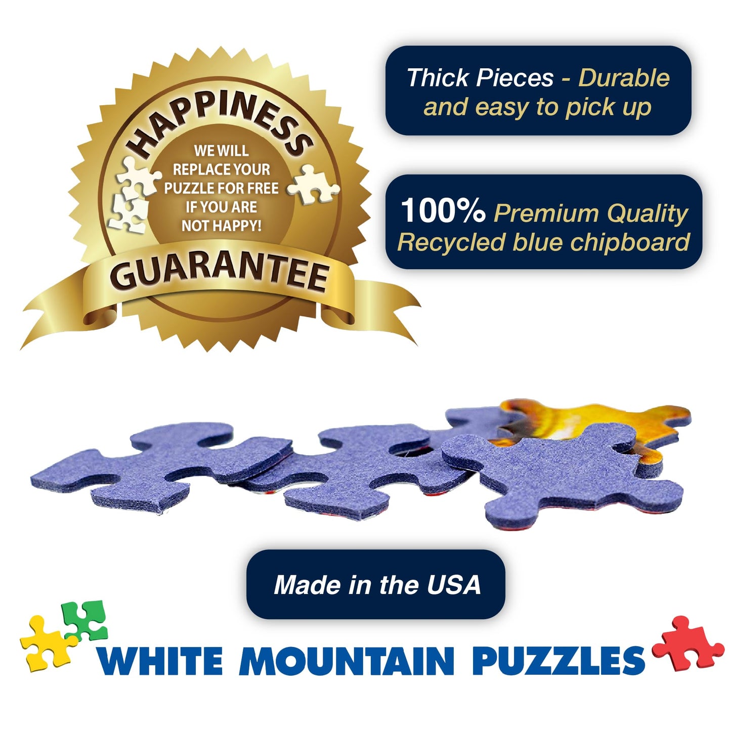 White Mountain Halloween Crochet Halloween Puzzles 1000 Pieces Jigsaw Puzzle for Fall and Autumn