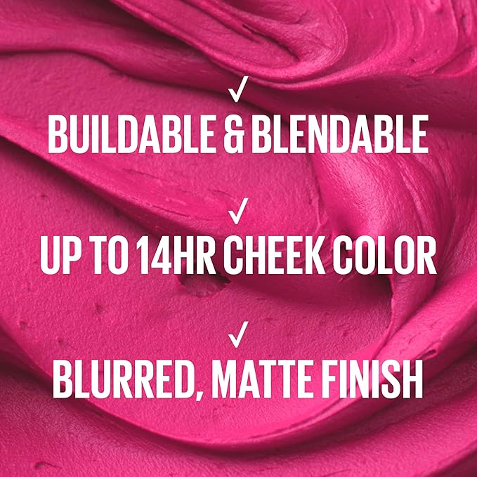Maybelline Cloudtopia Blush for Cheeks and Lip Mousse, Ultra-Vivid, Pigmented Formula for Up to 14HR of Blush and Lip Makeup Color, Twilight Berry, 1 Count
