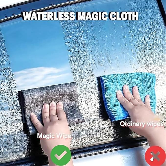 10 Counts Thickened Magic Cleaning Cloth Streak Free Reusable Microfiber, Super Absorbent-Lint-Free Cleaner for Home, Window, Mirror Glass and Cars (10PCS)