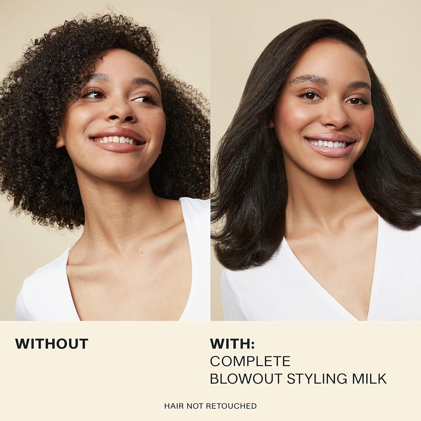 JVN Complete Blowout Styling Milk Heat Protector Cream, Style Memory, Anti-Humidity, Smooths & Protects, 3 Fluid Ounces
