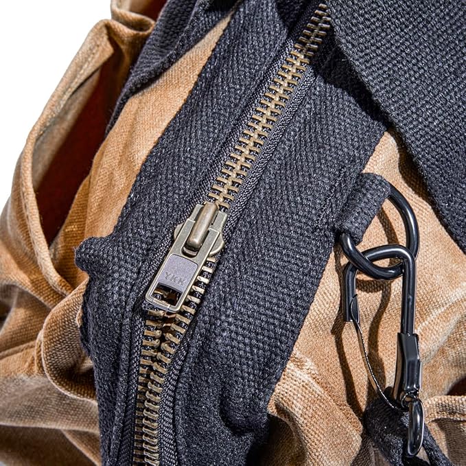 Readywares Tool Bag, Heavy Duty Waxed Canvas Toolbag for Gear, Tools, Supplies and Equipment (15", Tan)